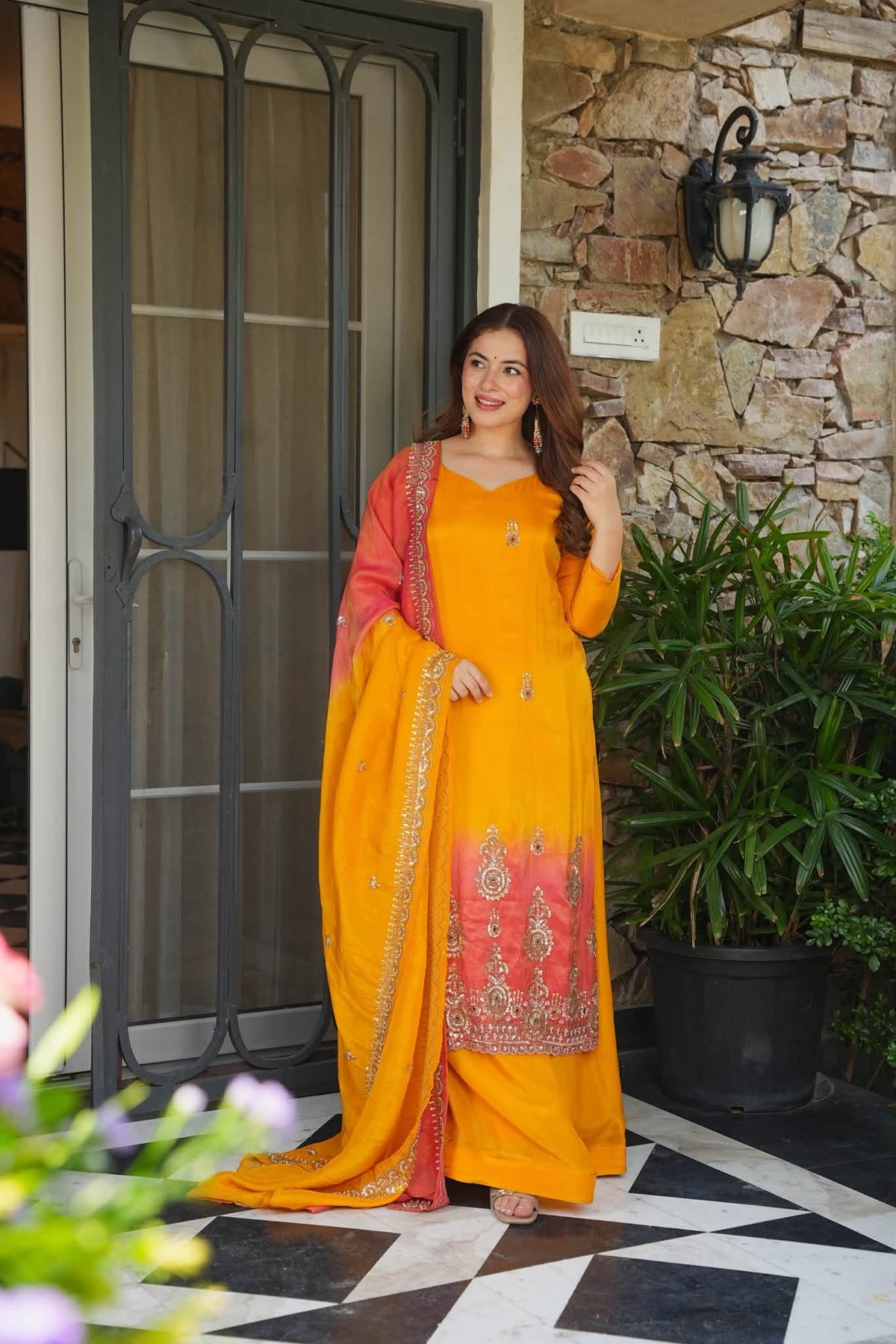Zafrin Straight Kurta Set