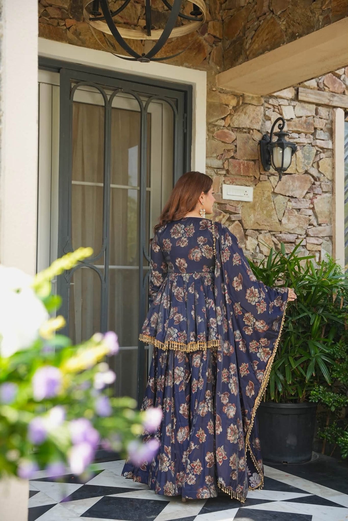 Ovika Flora Sharara Suit Set