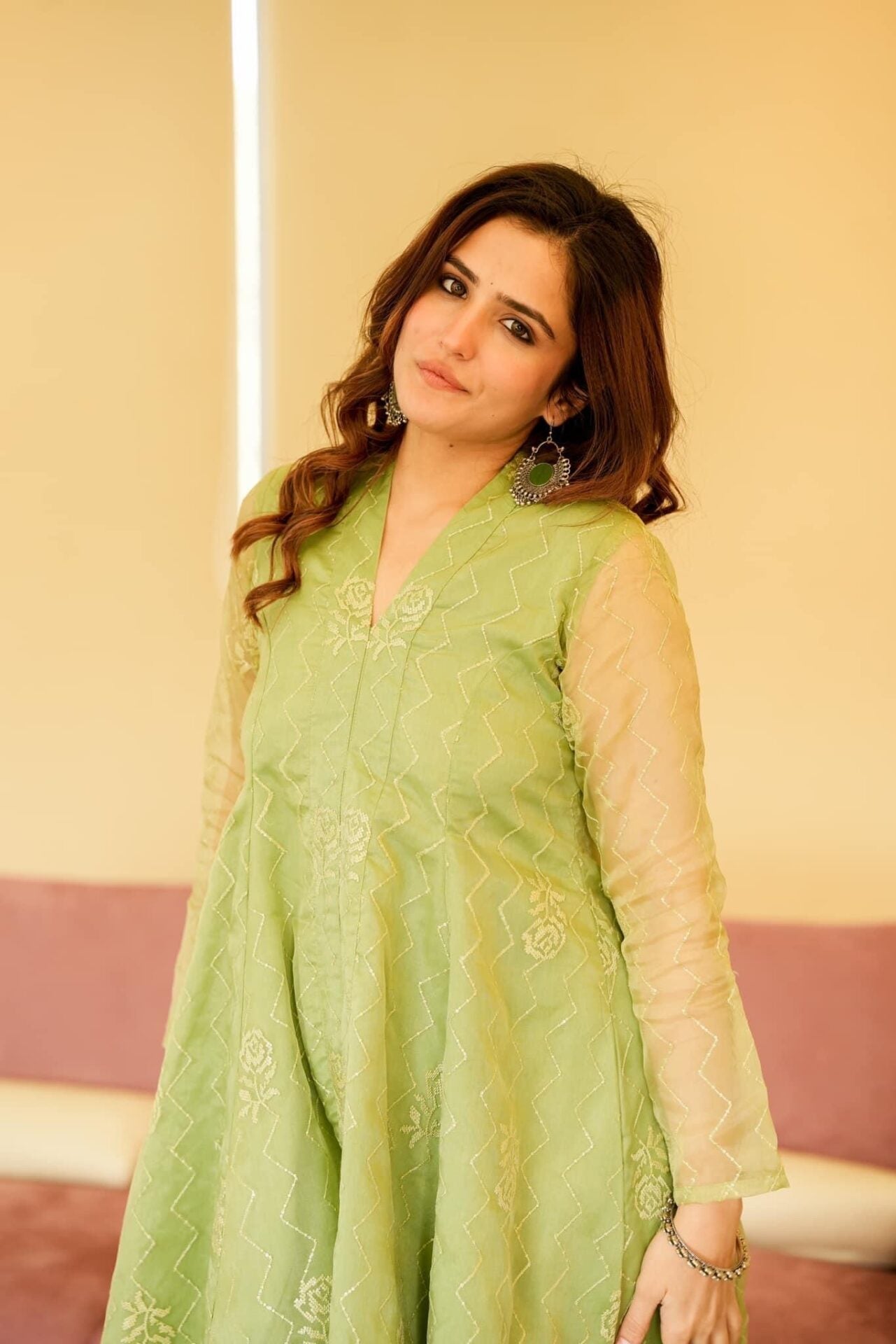 Vishakha Green Kurta Set