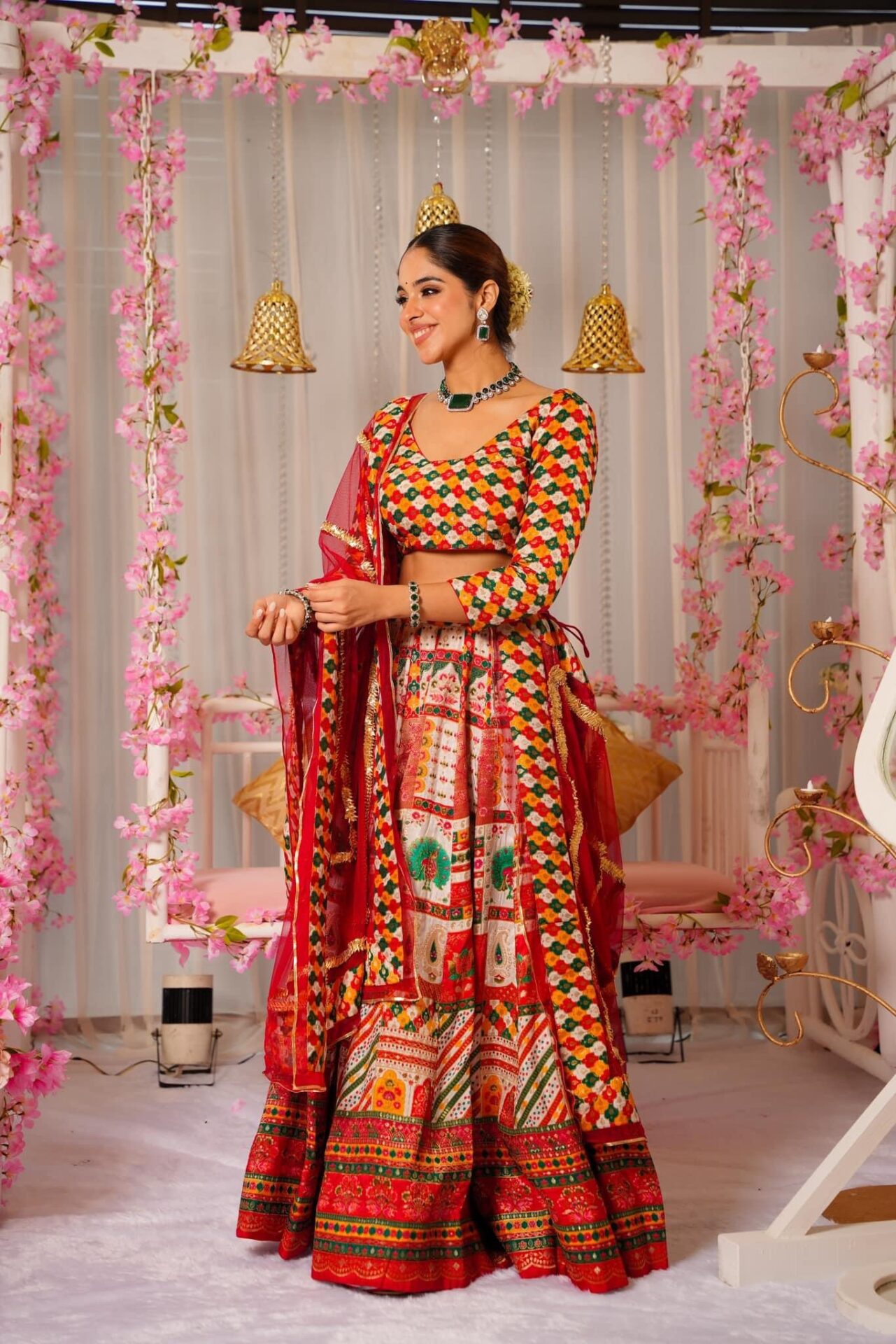 Lakshmi silk lehenga set