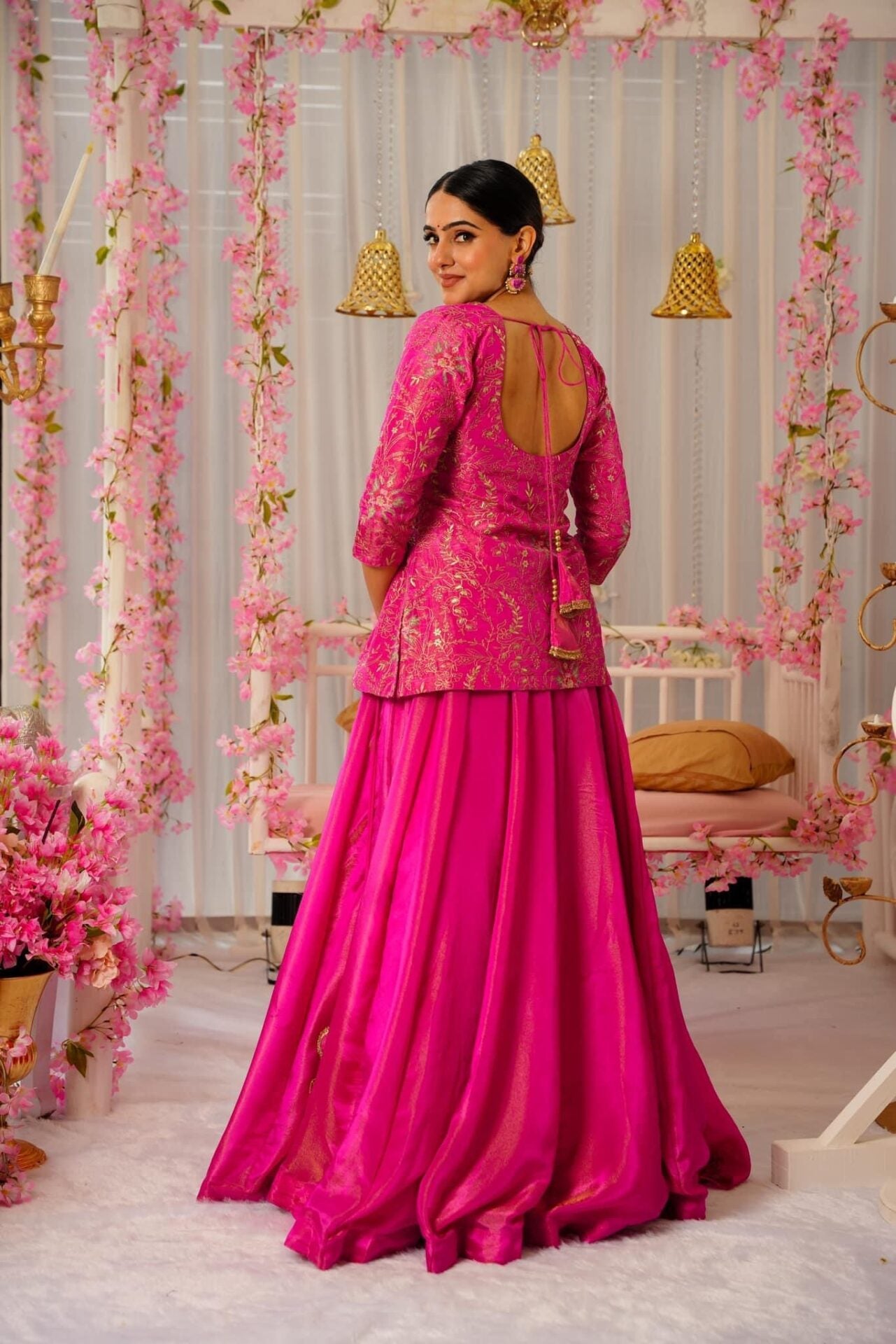 Sovereign pink lehenga choli set