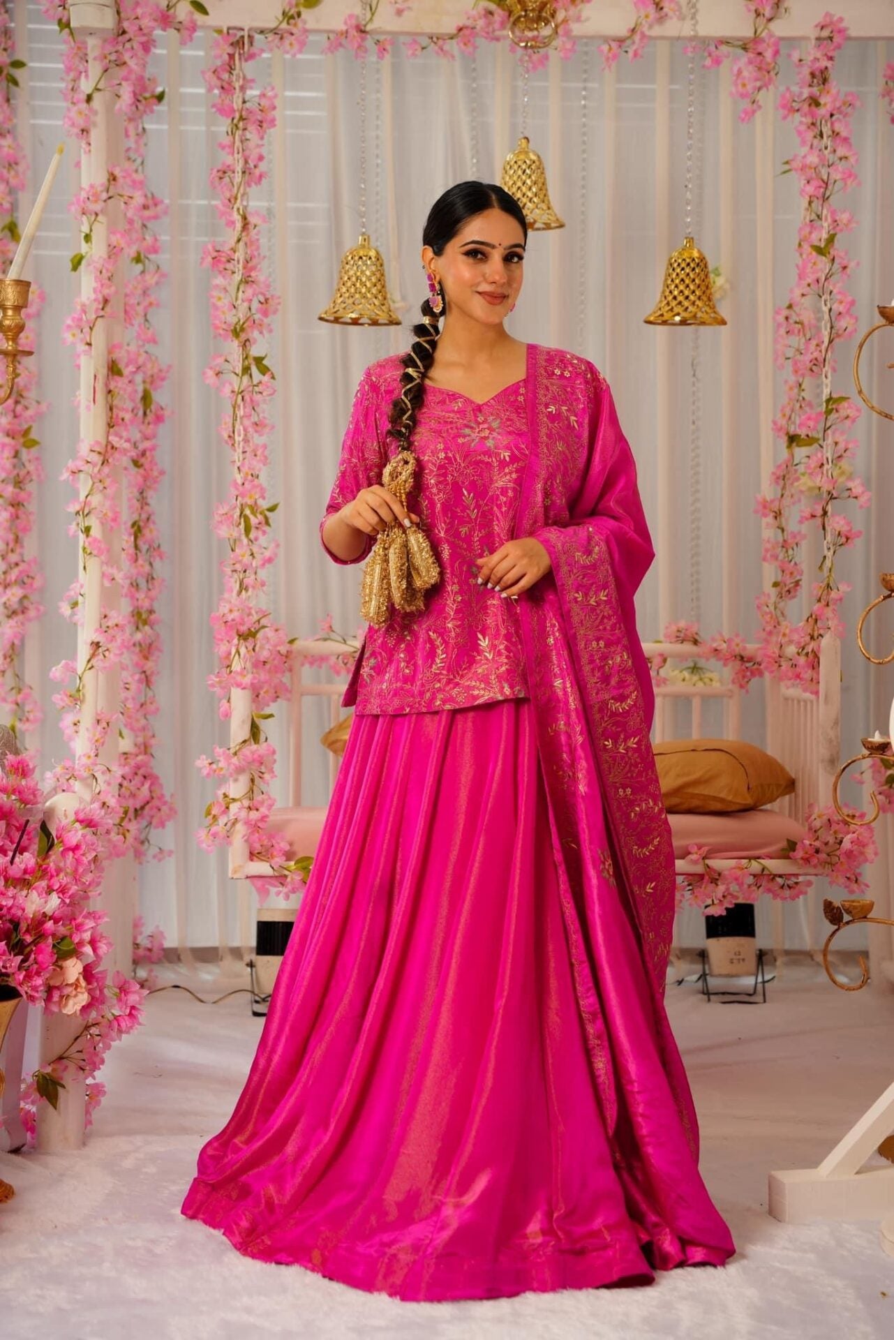 Sovereign pink lehenga choli set