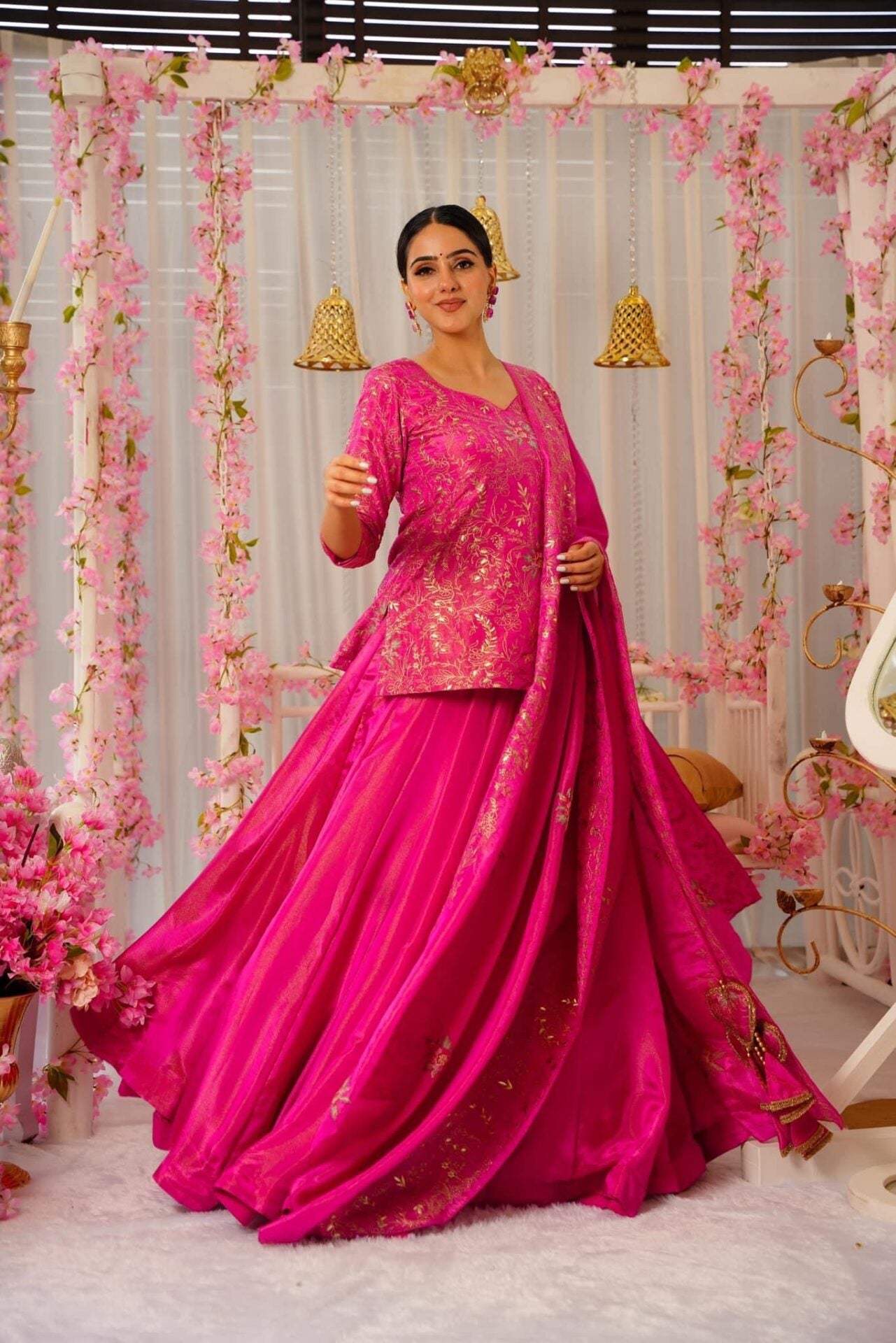 Sovereign pink lehenga choli set