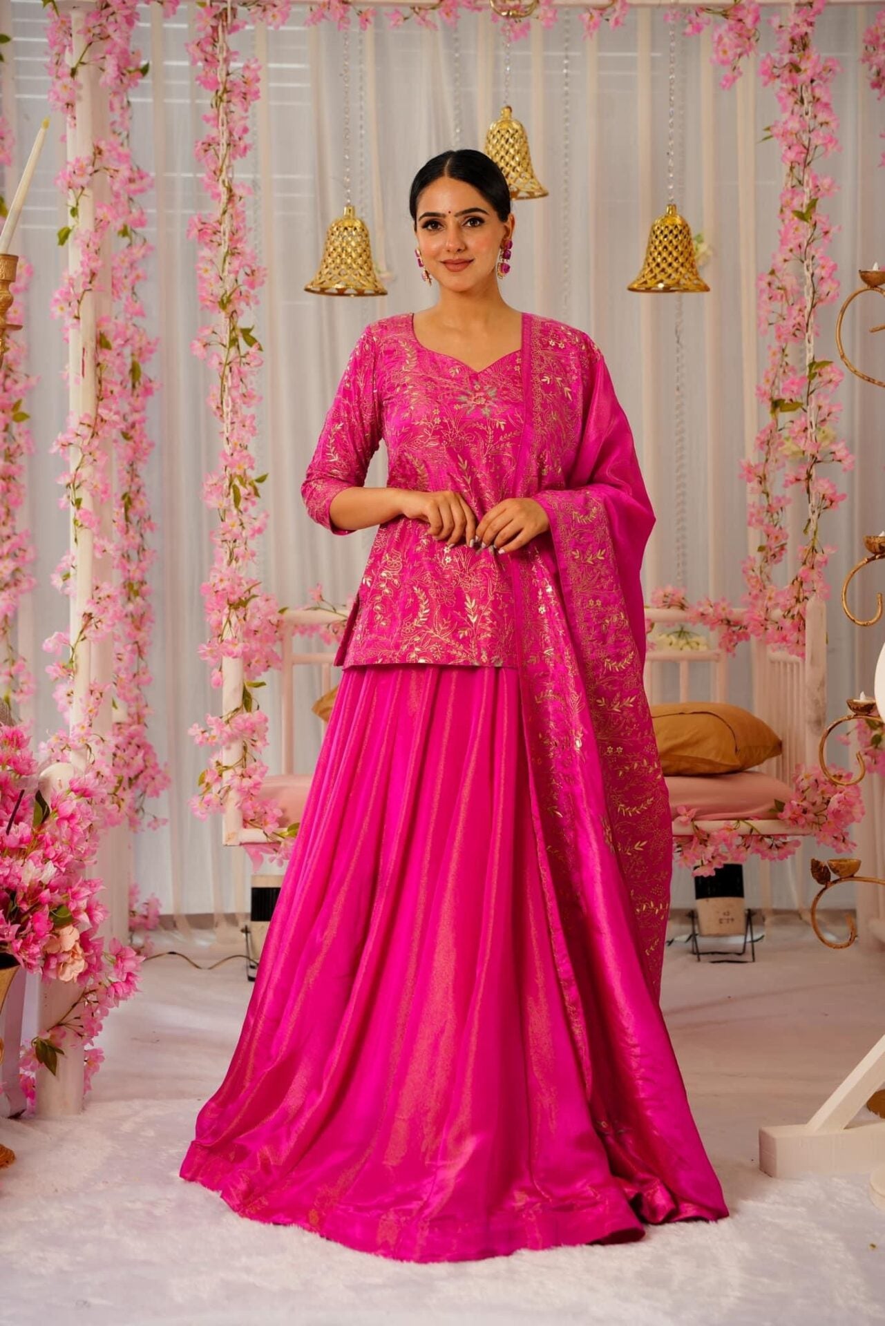 Sovereign pink lehenga choli set