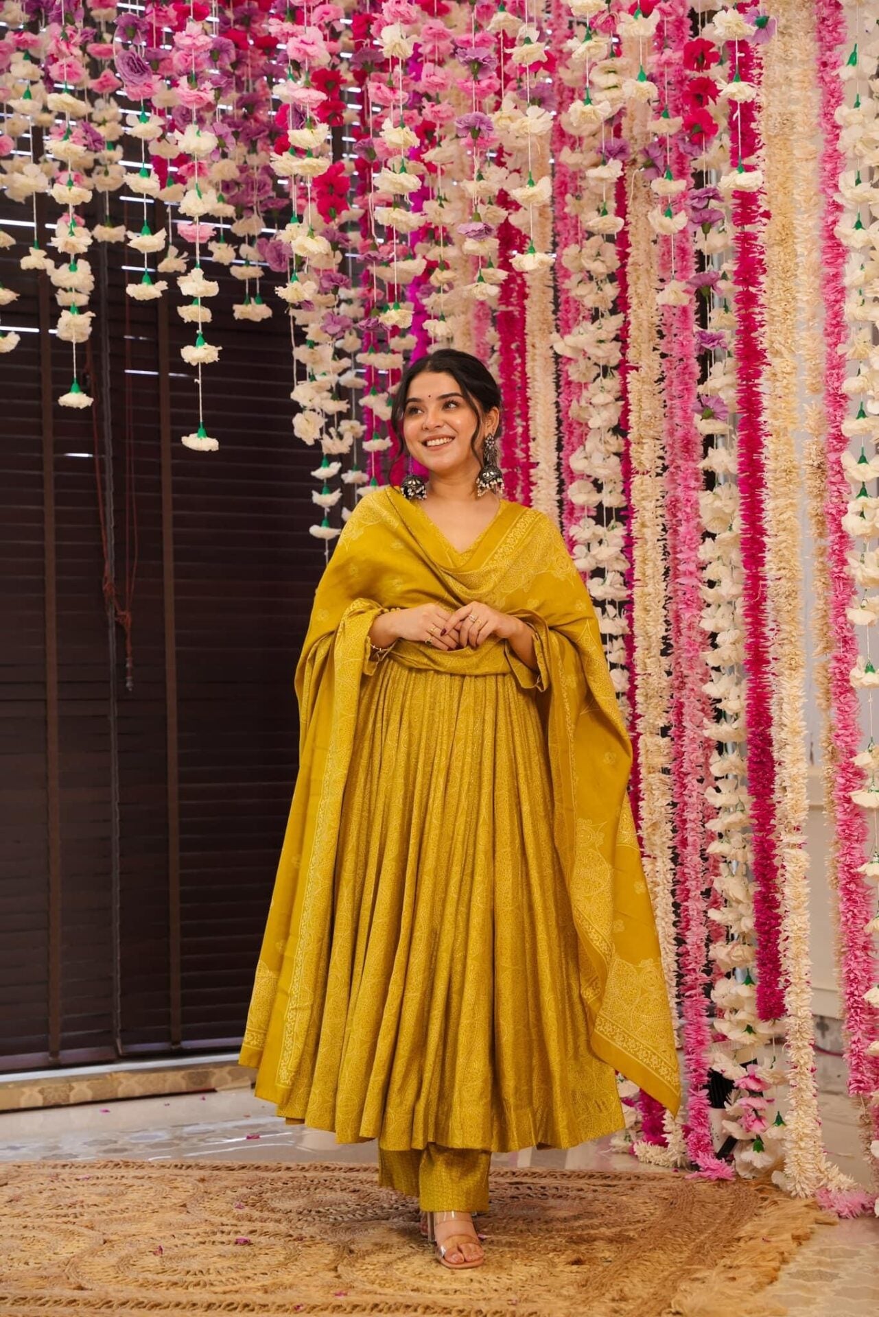 Zesty mustard suit set