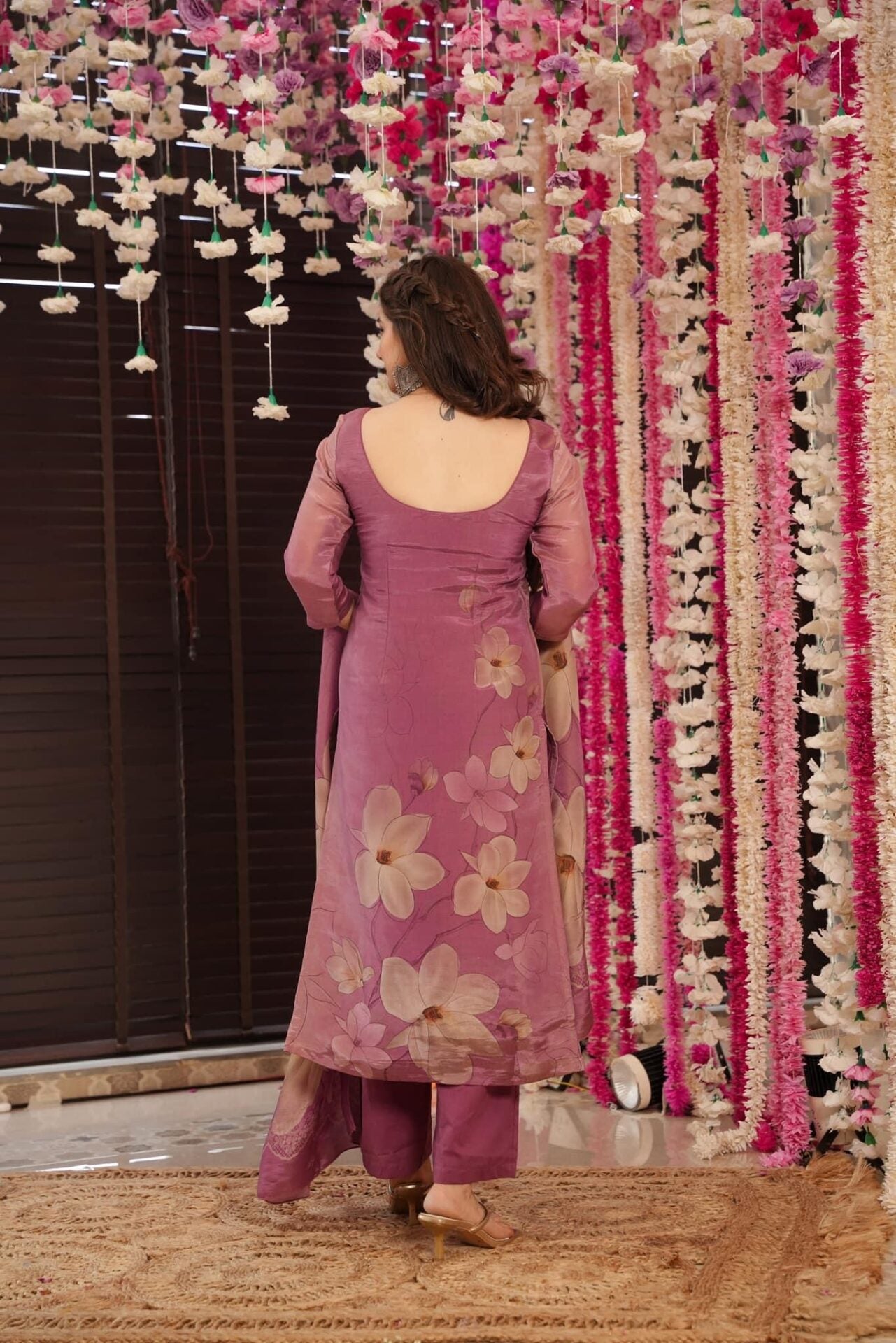 Rabia glow floral kurta set