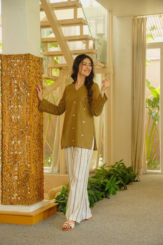 Haneefa Mirrored Kurta Set