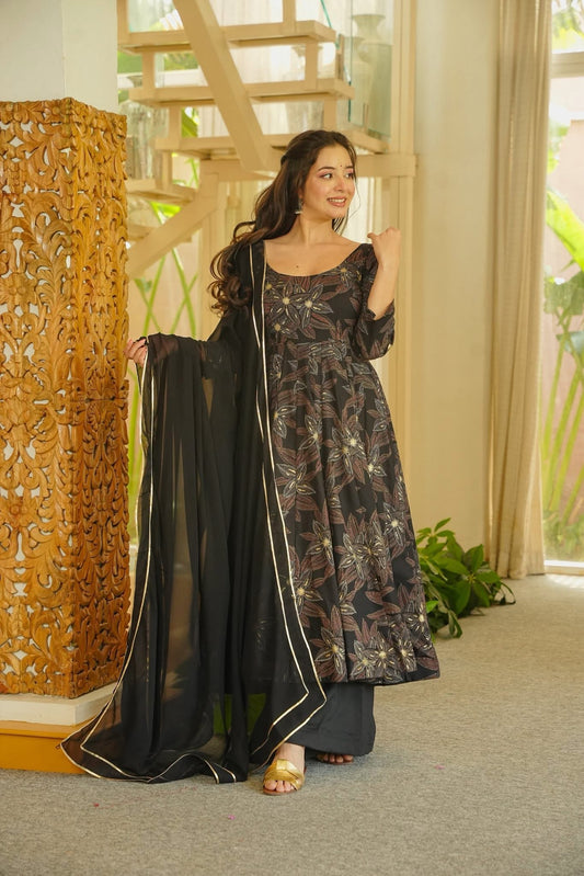 Maanogya Rayon Anarkali Suit Set
