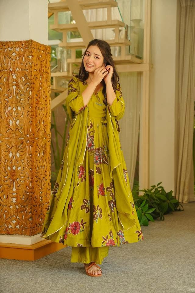 Dhiya Floral Anarkali Suit Set