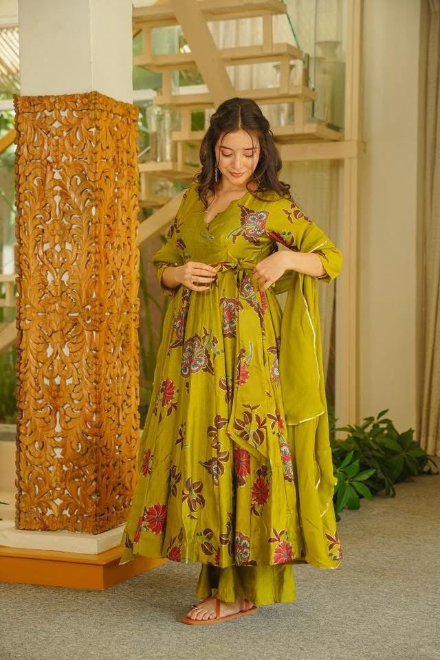 Dhiya Floral Anarkali Suit Set