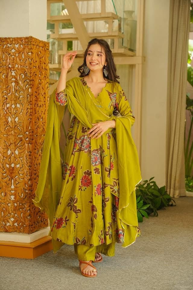 Dhiya Floral Anarkali Suit Set