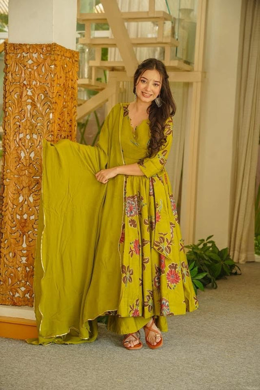 Dhiya Floral Anarkali Suit Set