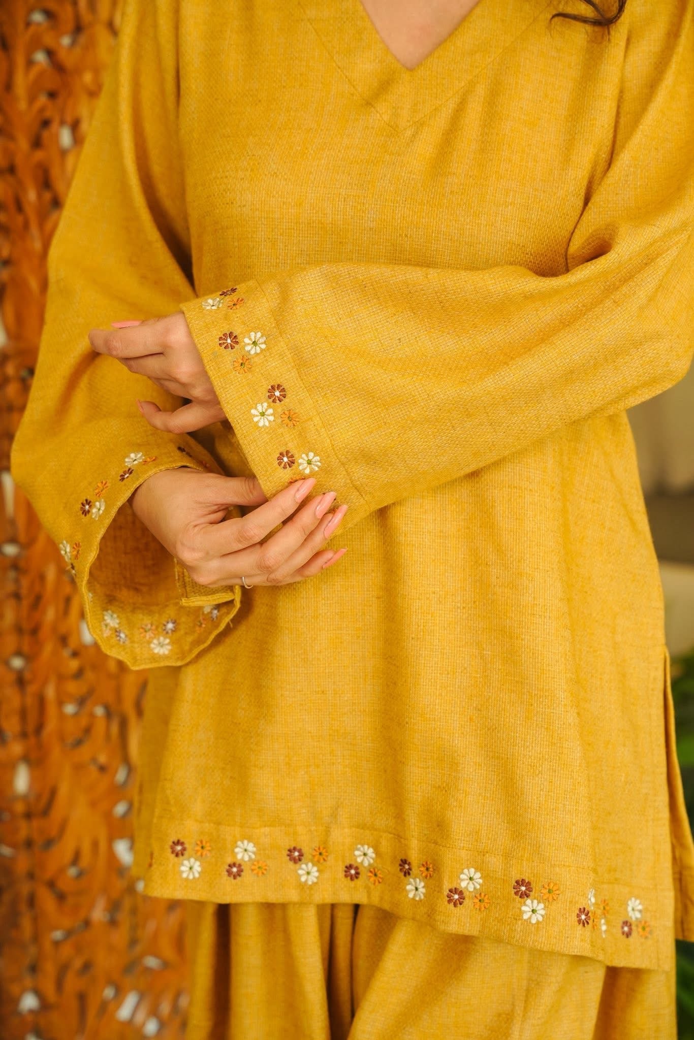 Kainoor Cotton Farshi Salwar Set