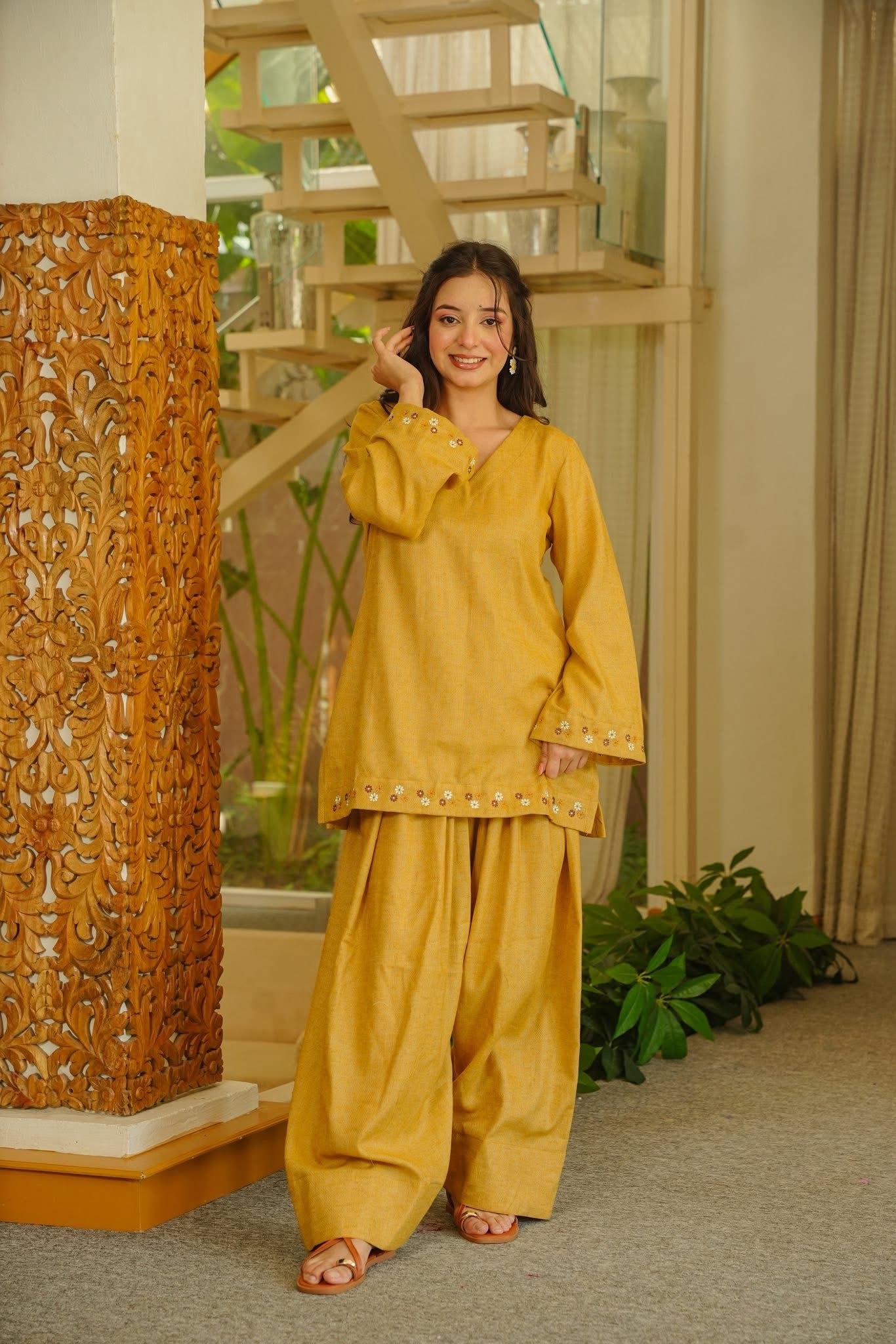 Kainoor Cotton Farshi Salwar Set