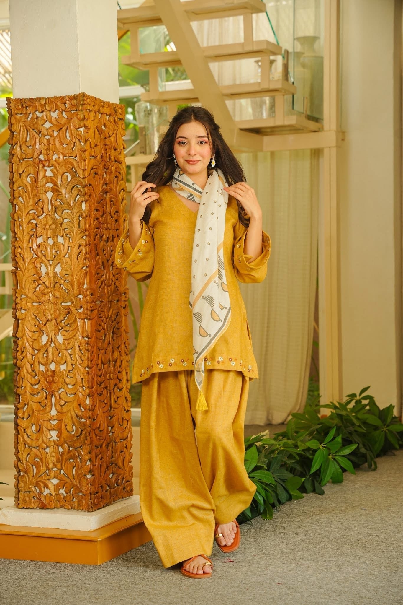 Kainoor Cotton Farshi Salwar Set