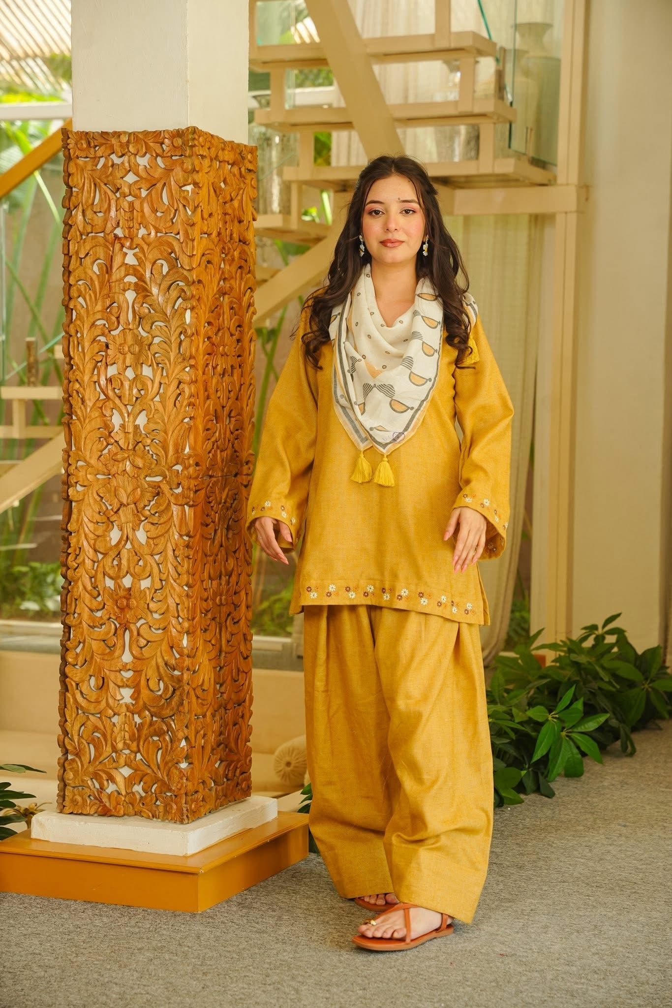 Kainoor Cotton Farshi Salwar Set