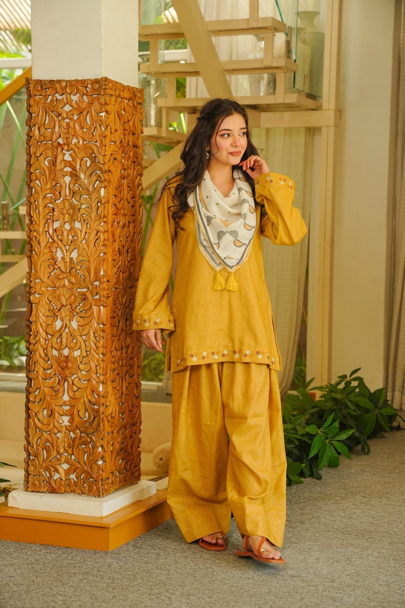 Kainoor Cotton Farshi Salwar Set