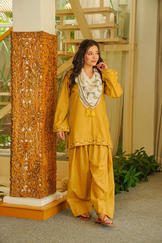 Kainoor Cotton Farshi Salwar Set