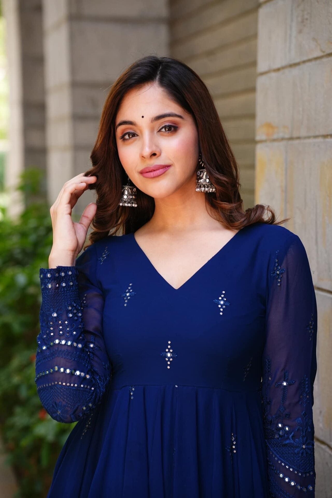 whispering breeze georgette embroidered suit set