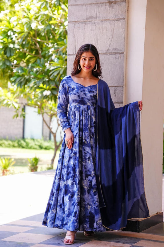 Lagoon blue maxi