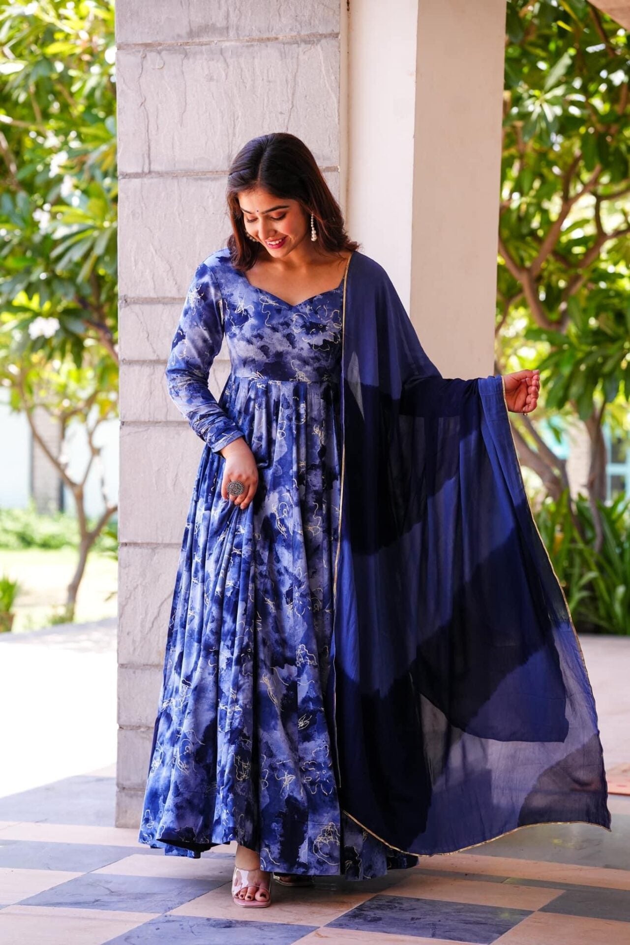 Lagoon blue maxi
