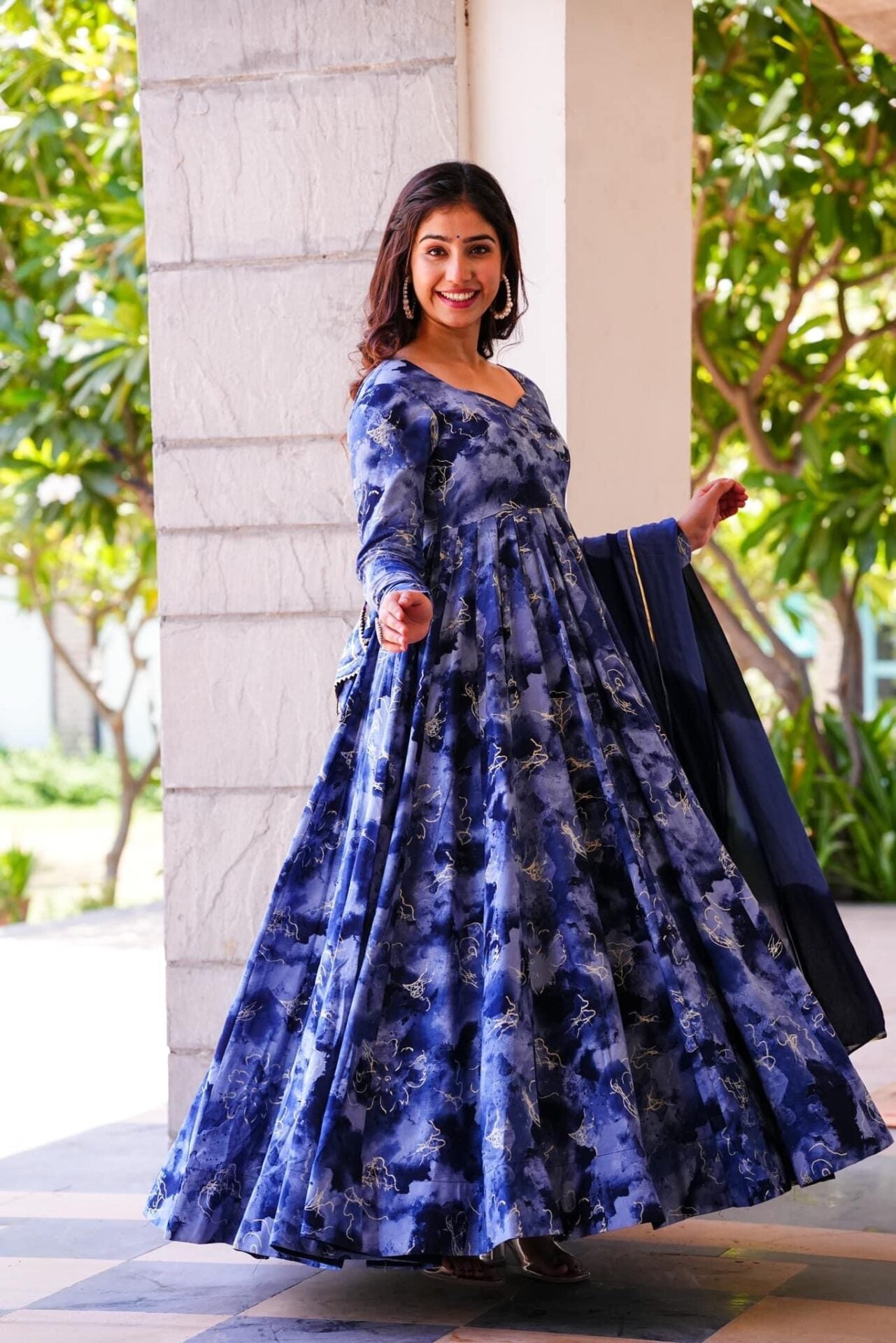Lagoon blue maxi