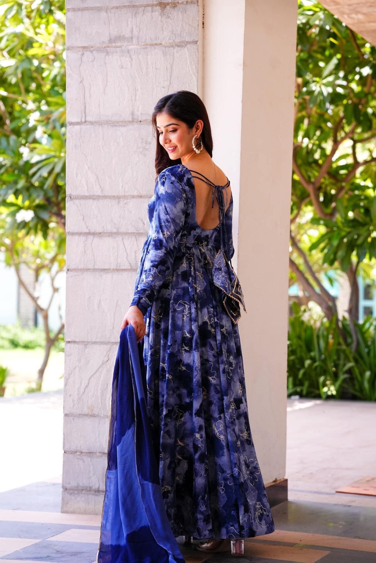 Lagoon blue maxi