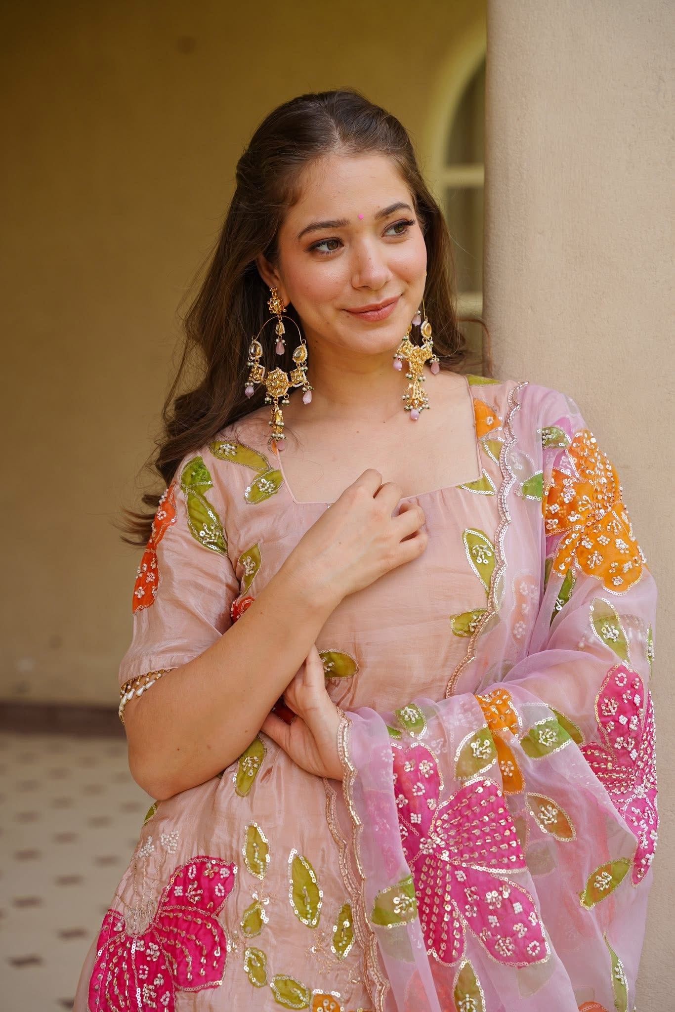 Eshaal Pink Wedding Wear Kurta Set