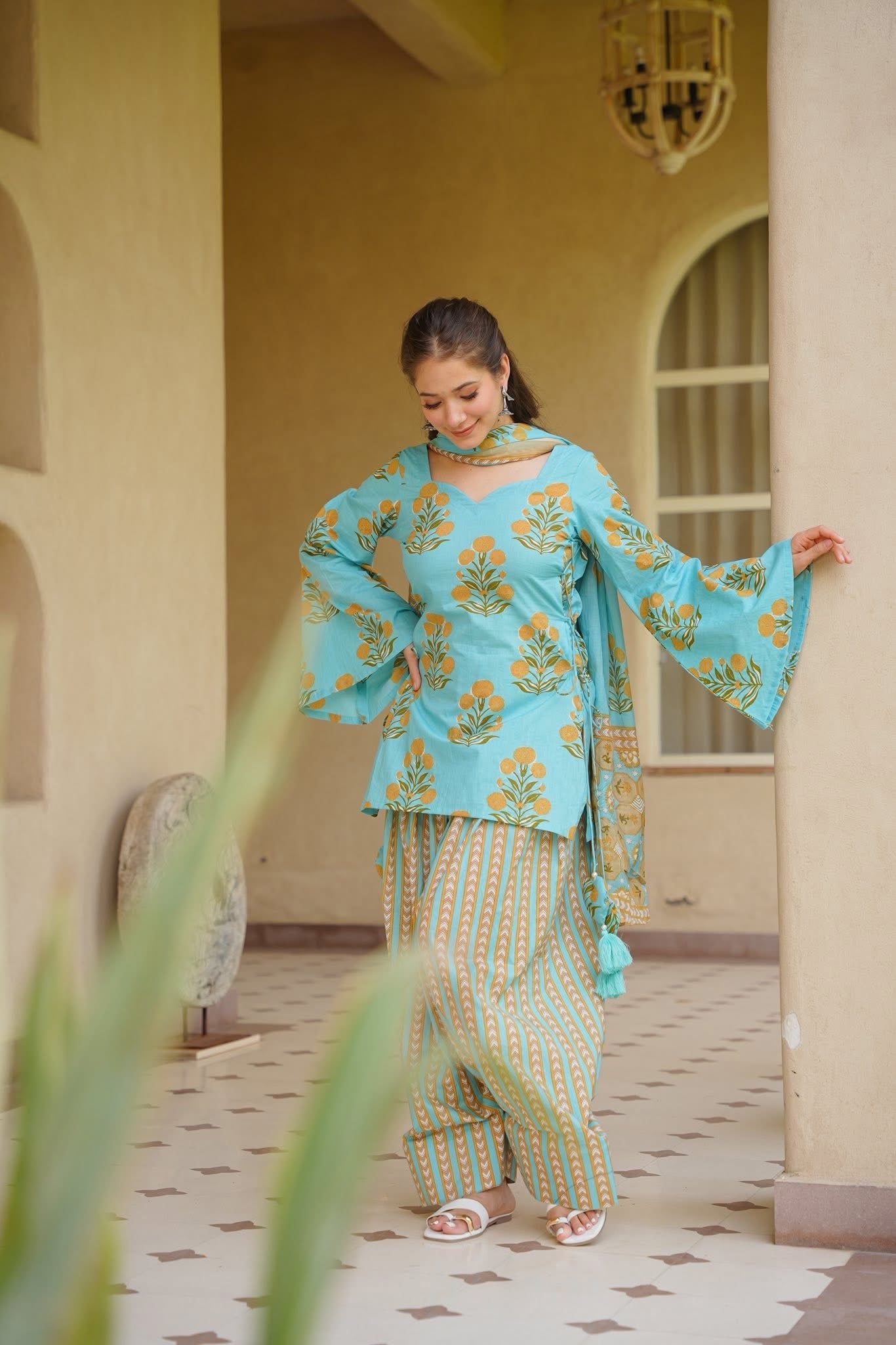 Siaara Cotton Farshi Salwar Set
