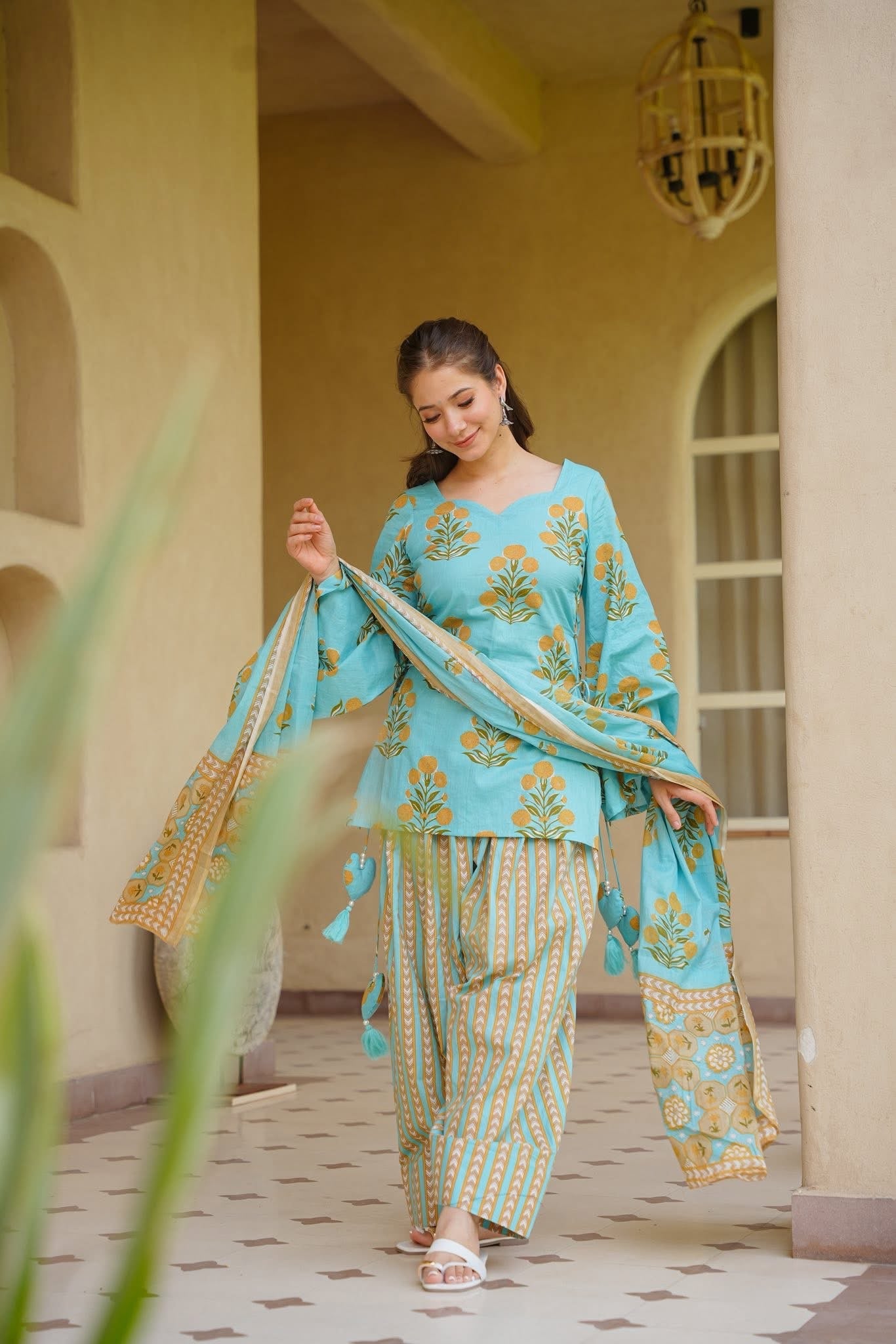 Siaara Cotton Farshi Salwar Set