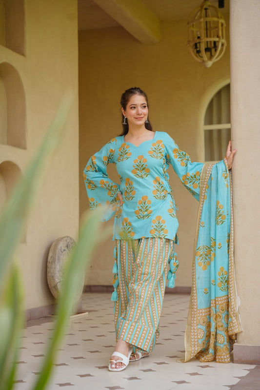 Siaara Cotton Farshi Salwar Set