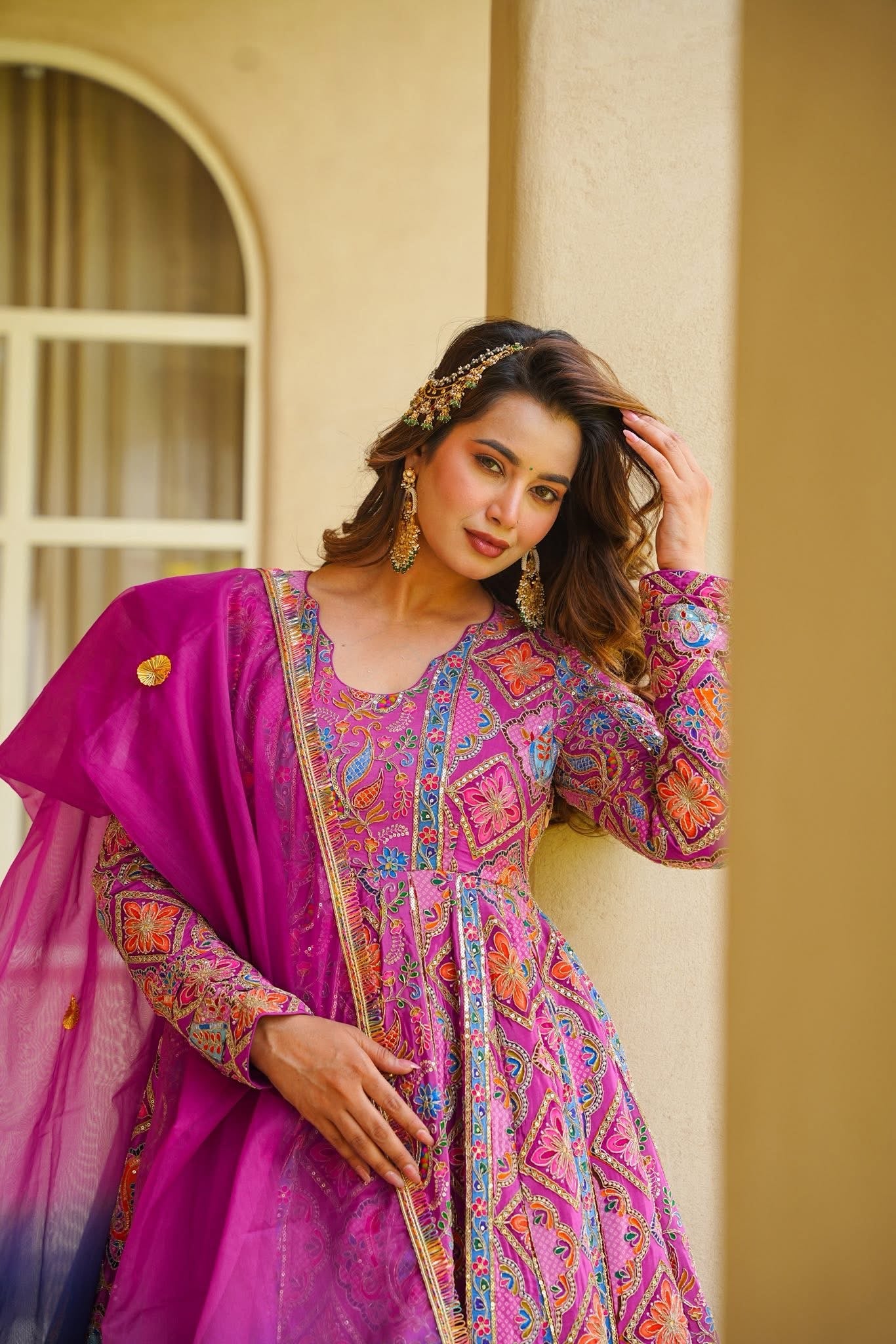 Alishba Heavy Embroidered Maxi Set