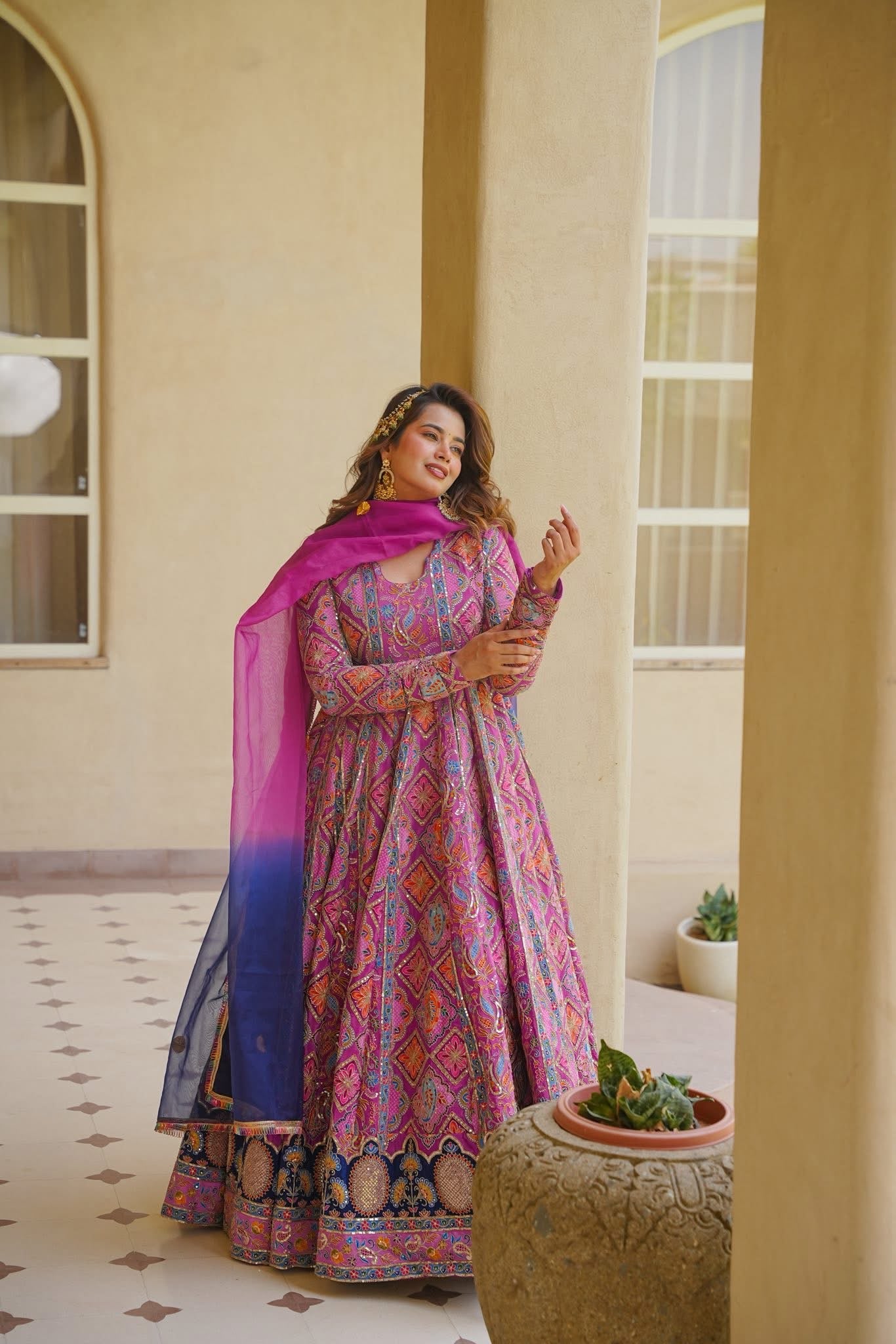 Alishba Heavy Embroidered Maxi Set