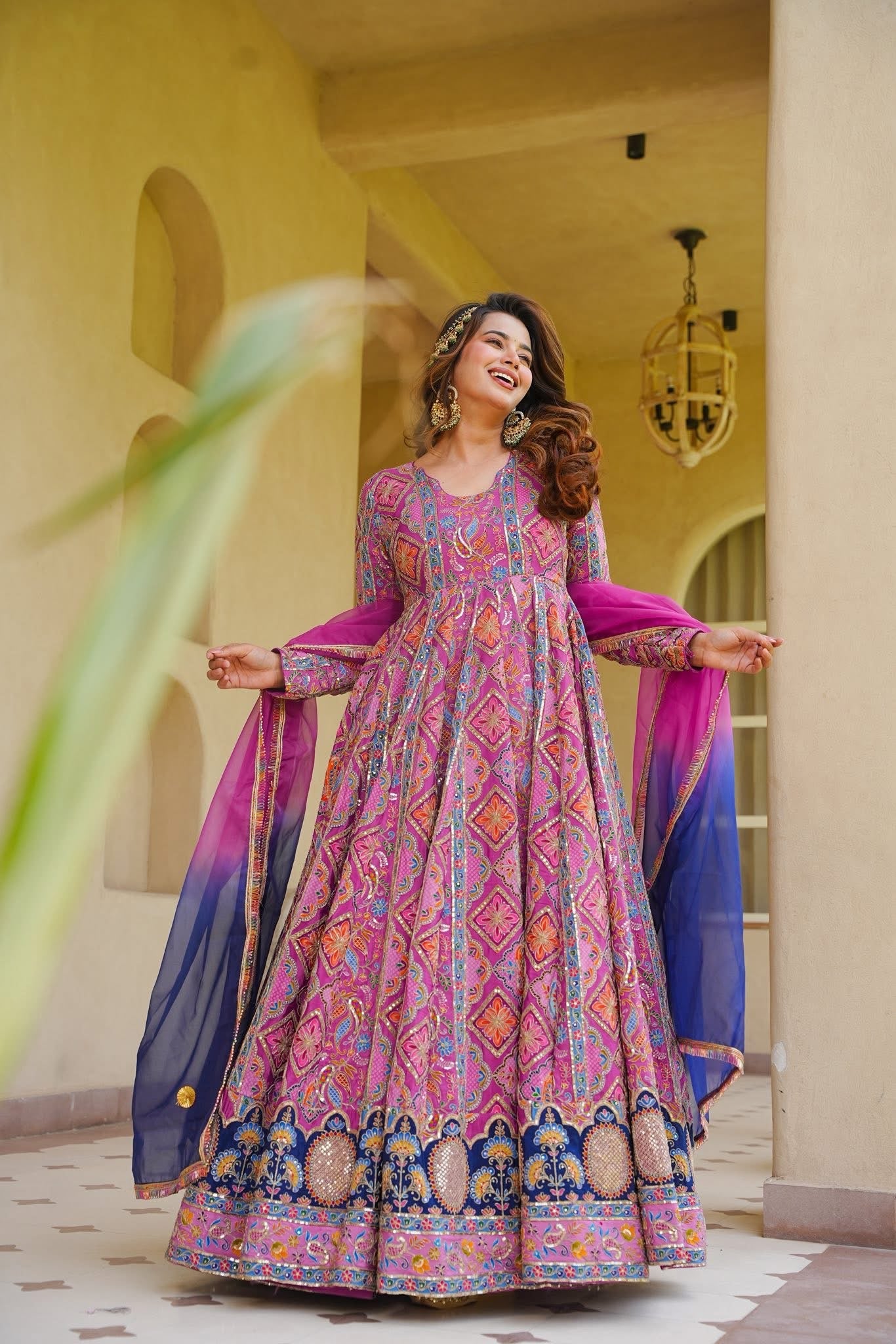 Alishba Heavy Embroidered Maxi Set