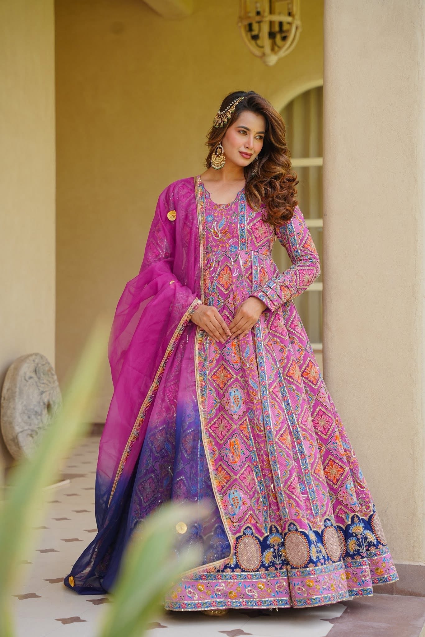 Alishba Heavy Embroidered Maxi Set