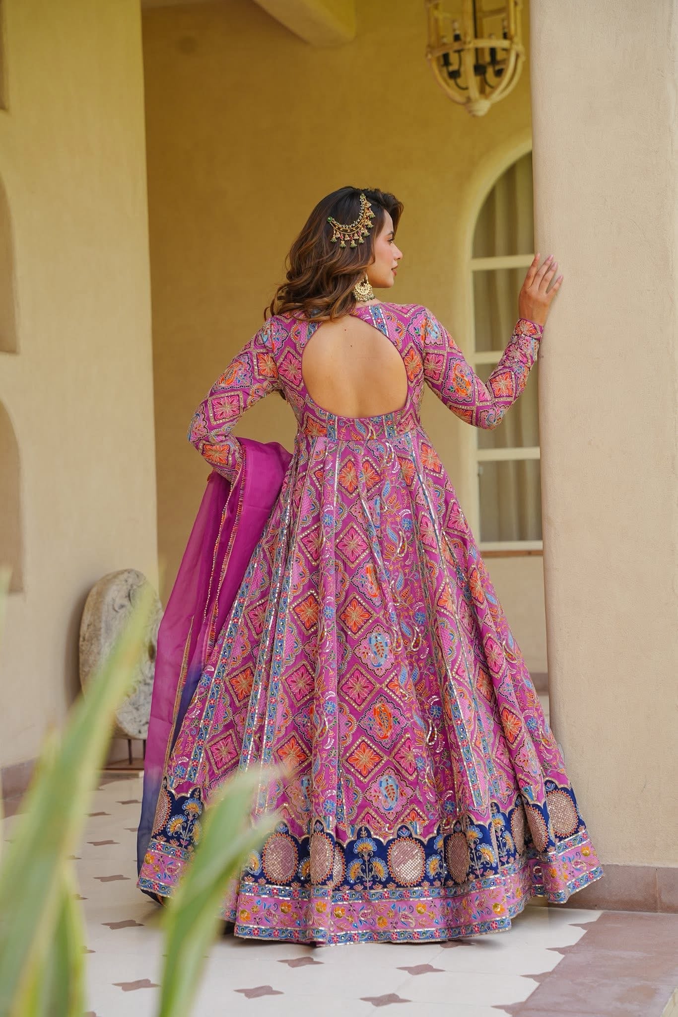 Alishba Heavy Embroidered Maxi Set