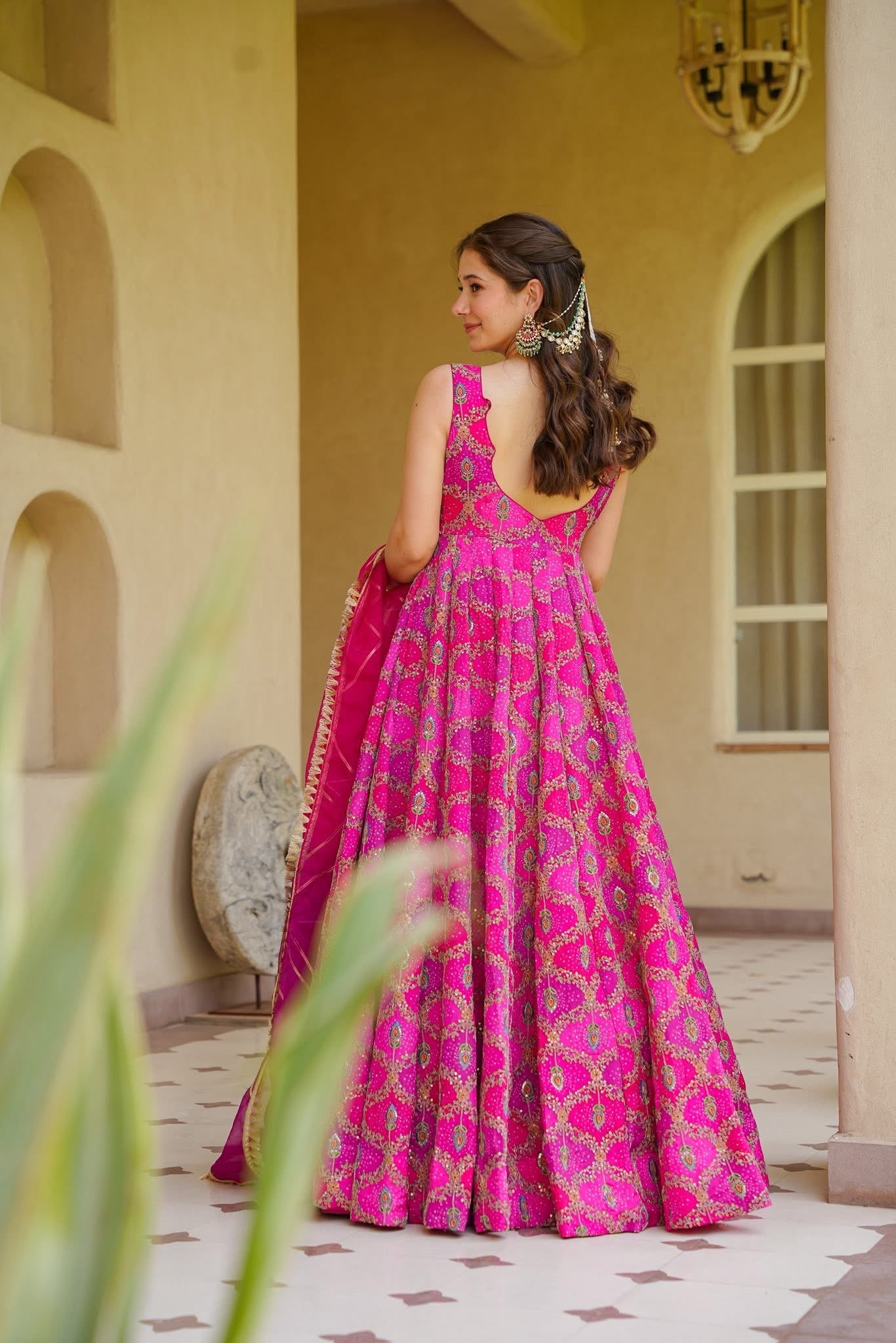 Miranshi Pink Heavy Maxi Set