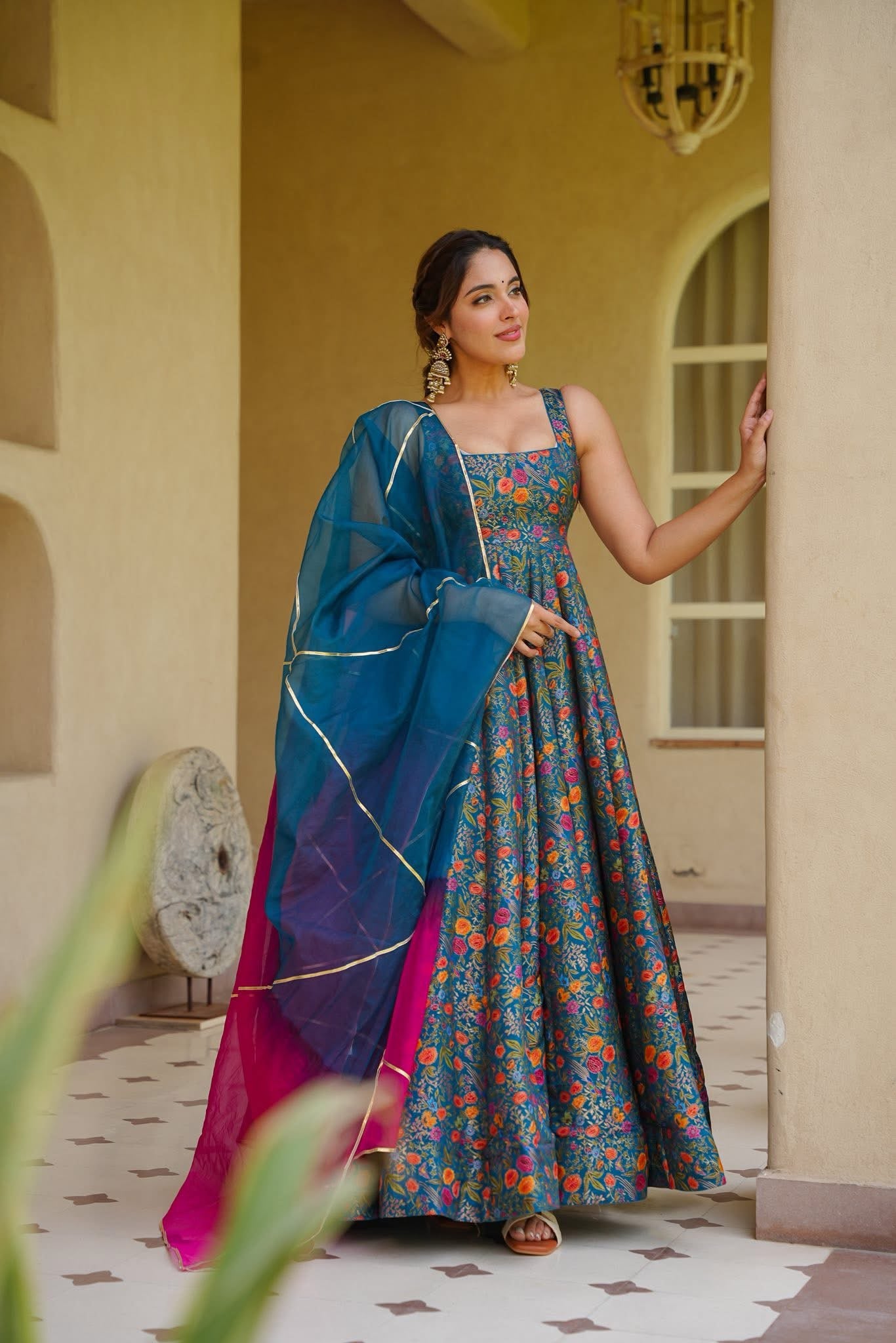 Abeerah Silk Heavy Maxi Set