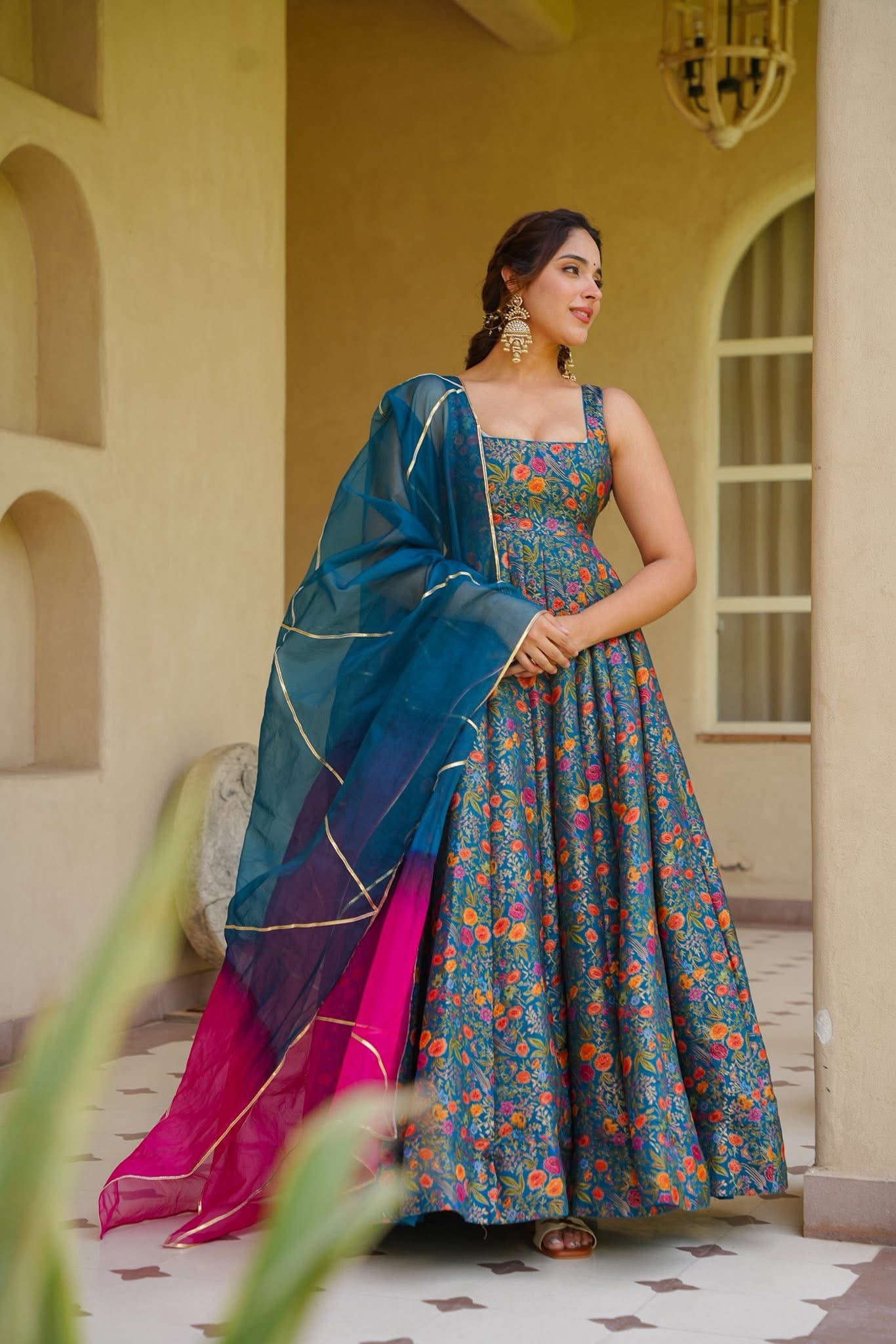 Abeerah Silk Heavy Maxi Set