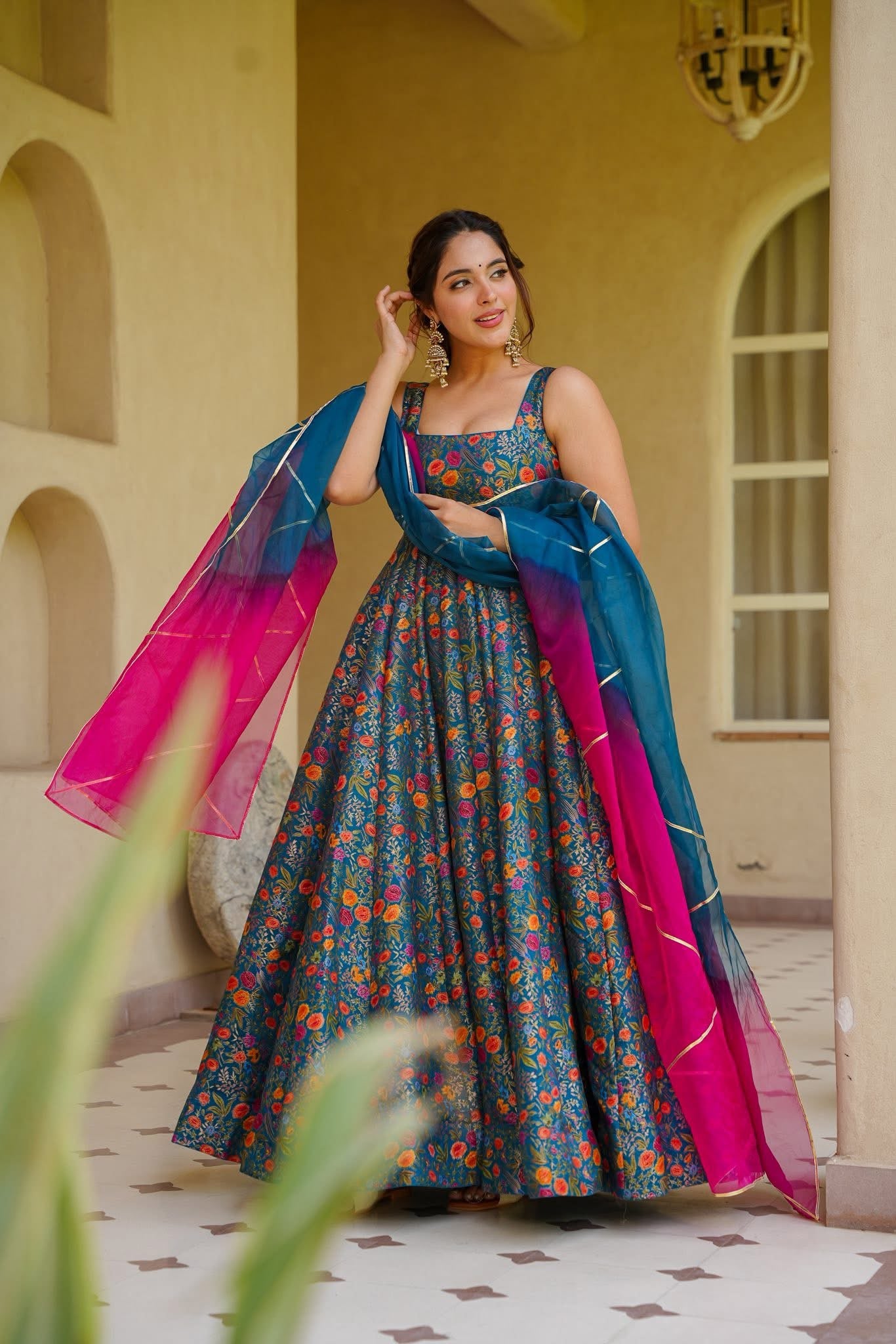 Abeerah Silk Heavy Maxi Set