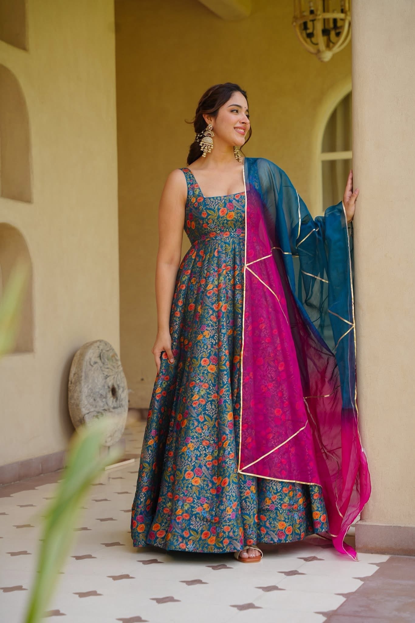 Abeerah Silk Heavy Maxi Set