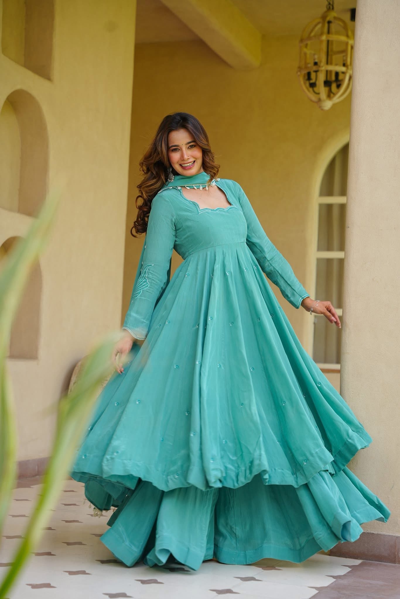 Esmira Grace Anarkali Suit Set