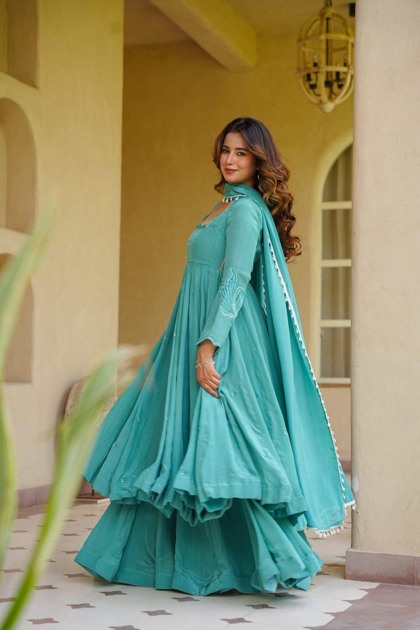 Esmira Grace Anarkali Suit Set