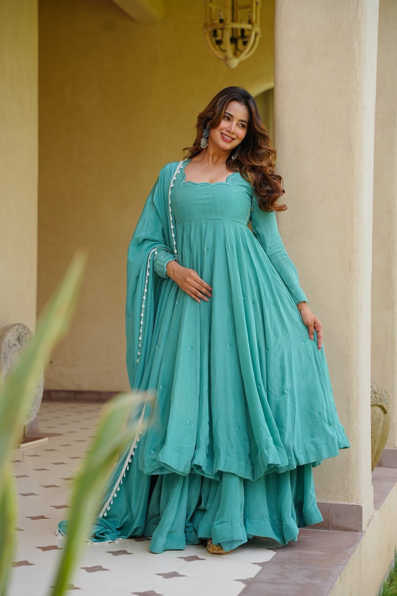Esmira Grace Anarkali Suit Set