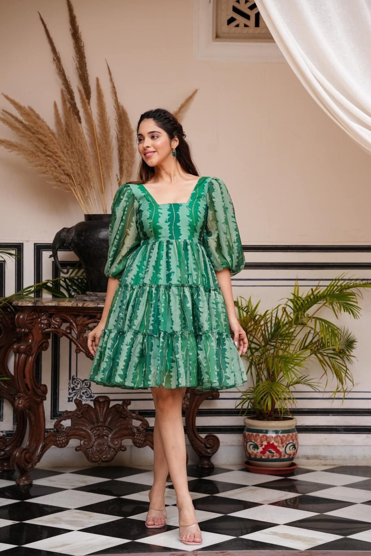 organza dresses online shopping Long silk organza dress