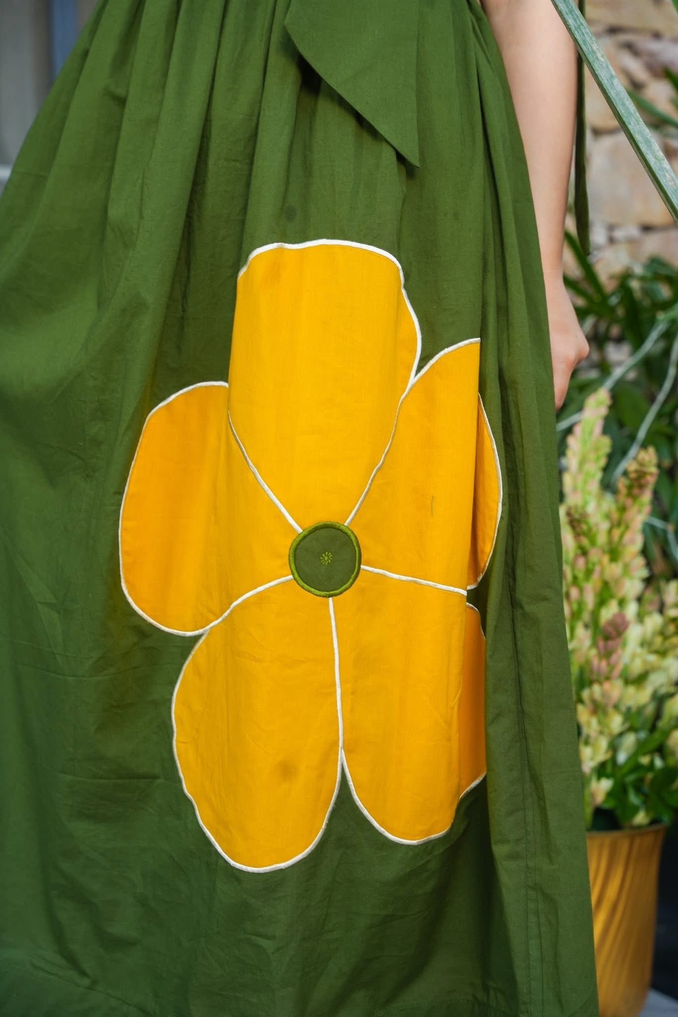 Viridian Green Bow Dress