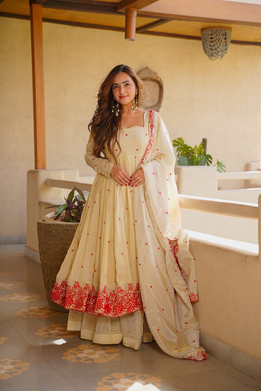 Veenika Cosmos Anarkali Suit Set
