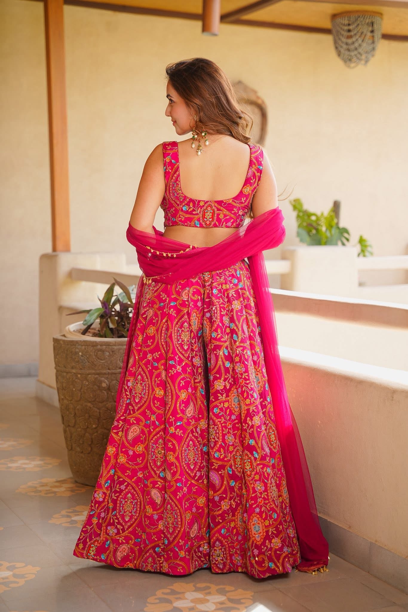 Varchasvi Pink Festive Wear Set