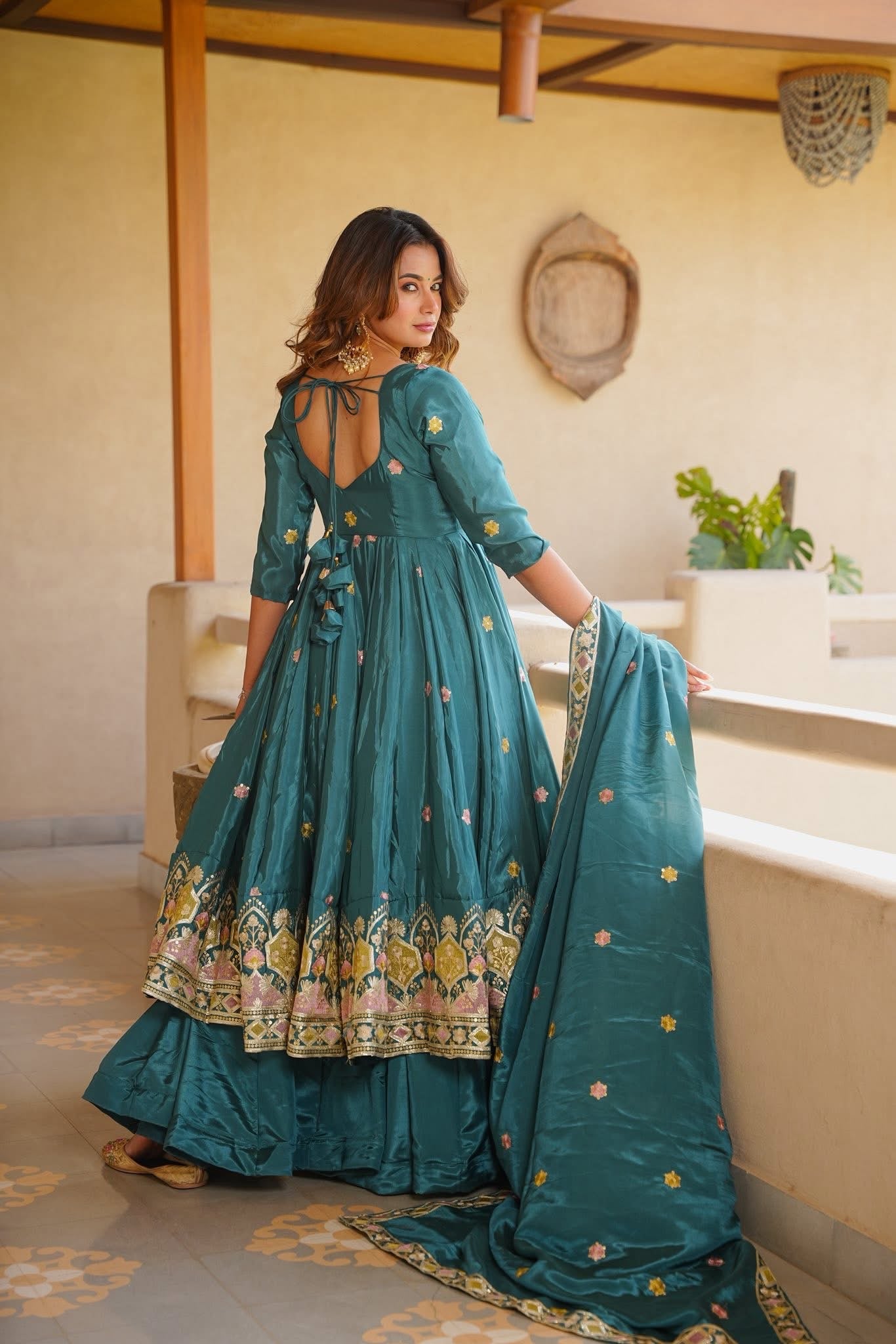 Aaditri Festive Anarkali Suit Set