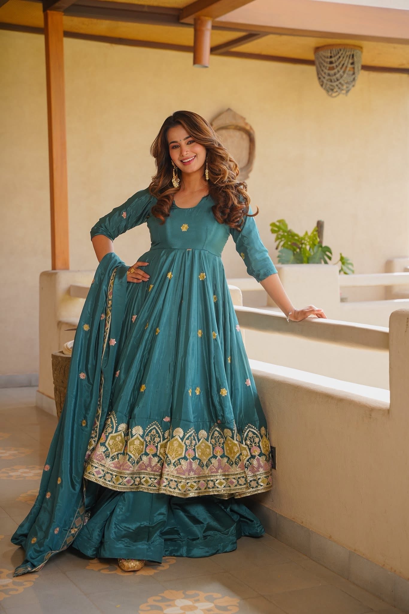 Aaditri Festive Anarkali Suit Set